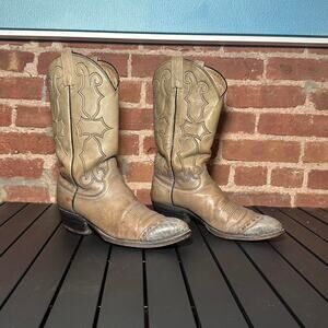 Vintage dan post stitched cowboy